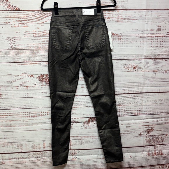 7 for All Mankind High Waist Gwenevere Skinny Ankle Pants - Picture 3 of 8